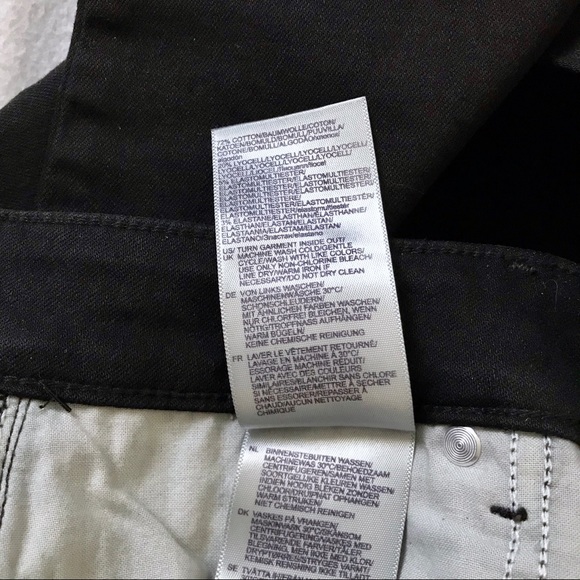 NYDJ NWT Black Marilyn Straight Leg Jeans Women Size 4 - Picture 10 of 10